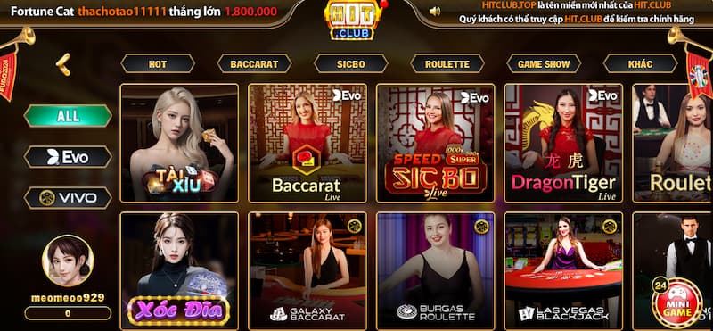 Live Casino Hit Club: Sảnh game cược xanh chín nhất 2025 5 Các bước tham gia sảnh Live Casino Hit Club