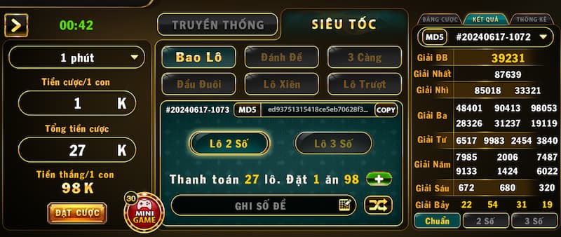Lô đề Hit Club: Về bờ nhanh chóng với tỷ lệ ăn cực cao 2 Tính năng hiển thị và thống kê kết quả