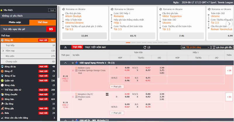 Thể thao Hit Club: Khoảnh khắc thăng hoa không giới hạn 1 Cá cược thể thao tại Hit Club với nhiều ưu điểm nổi bật